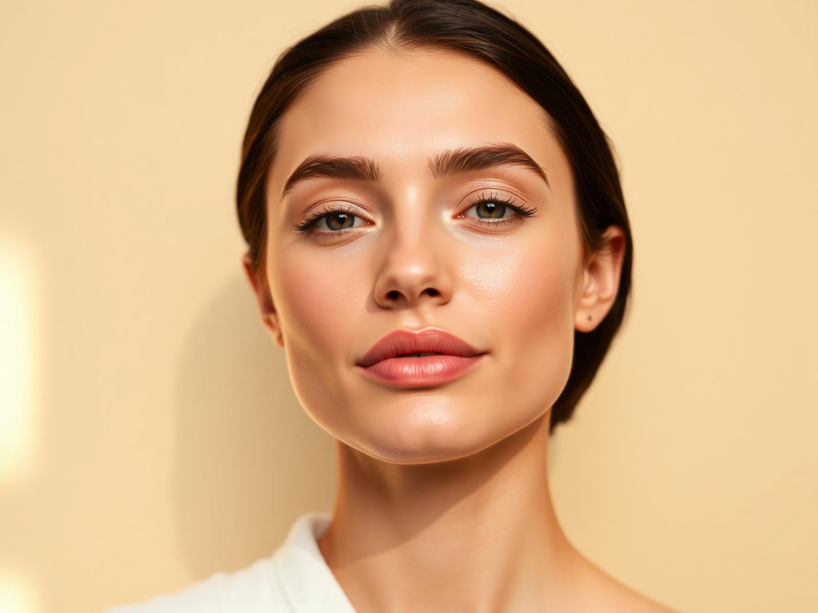 Woman with radiant skin